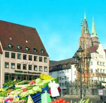 Tiptop Hotel Am Schoenen Brunnen Núremberg Exterior foto